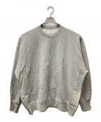 Graphpaperグラフペーパー）の古着「LOOPWHEELER for Graphpaper Classic Crew Neck Sweat」｜グレー