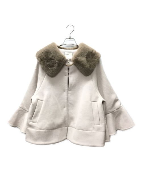 HER LIP TO（ハーリップトゥ）HER LIP TO (ハーリップトゥ) Convertible Faux Fur Tippet Coat ピンク サイズ:Sの古着・服飾アイテム