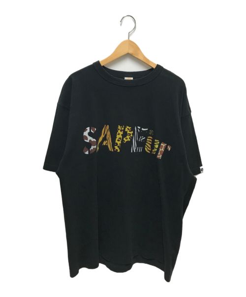 SAPEur（サプール）SAPEur (サプール) アニマルロゴTEE ブラック サイズ:XLの古着・服飾アイテム