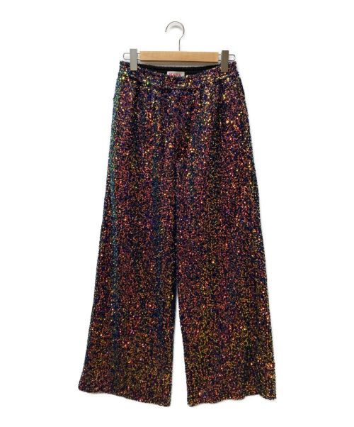 masu（エムエーエスユー）masu (エムエーエスユー) DISCO BAGGY EASY PANTS マルチカラー サイズ:46の古着・服飾アイテム