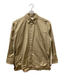 stein（シュタイン）の古着「OVERSIZED LAYERED SHIRT」｜ベージュ