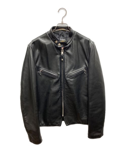 Schott（ショット）Schott (ショット) 541XX CAFE RACER JACKET ブラック サイズ:38の古着・服飾アイテム