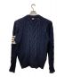 Thom Browne (トムブラウン) 4-Bar Aran Cable Cardigan ネイビー サイズ:4：17800円