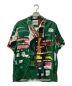 WACKO MARIA（ワコマリア）の古着「JEAN-MICHEL BASQUIAT S/S HAWAIIAN SHIRT」｜グリーン