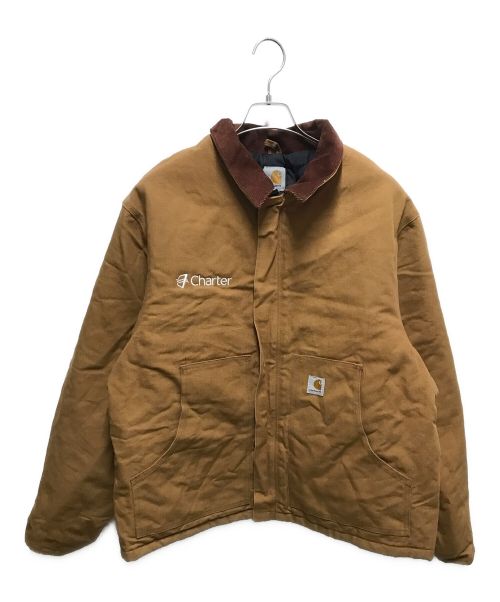 CarHartt（カーハート）CarHartt (カーハート) 裏地キルトダックジャケット ベージュ サイズ:XLの古着・服飾アイテム