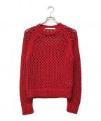 JOHN LAWRENCE SULLIVANジョンローレンスサリバン）の古着「CABLE KNIT SWEATER」｜レッド