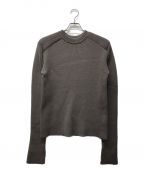 JOHN LAWRENCE SULLIVANジョンローレンスサリバン）の古着「SHOULDER PAD KNIT SWEATER」｜ブラウン