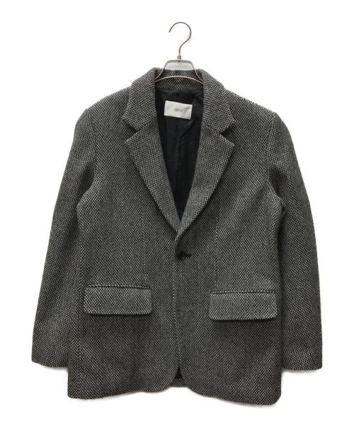 G.V.G.V（ジーヴィージーヴィー）G.V.G.V (ジーヴィージーヴィー) SINGLE BREASTED JACKET COAT グレー サイズ:36の古着・服飾アイテム