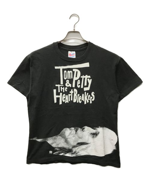 TOM PETTY & THE HEART BREAKERS（トム・ペティ&ザ・ハートブレイカーズ）TOM PETTY & THE HEART BREAKERS (トム・ペティ&ザ・ハートブレイカーズ) プリントTシャツ ブラック サイズ:Lの古着・服飾アイテム