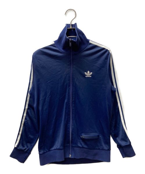 adidas（アディダス）adidas (アディダス) トレフォイルトラックジャケット ネイビー サイズ:Sの古着・服飾アイテム