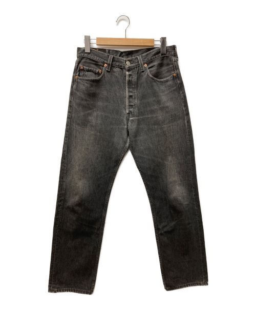 LEVI'S（リーバイス）LEVI'S (リーバイス) 先染め501デニムパンツ ブラック サイズ:W33 L36の古着・服飾アイテム