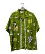 EANBEイアンベ）の古着「SAKE S/S SHIRT」｜グリーン