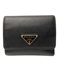 中古・古着通販】PRADA (プラダ) キーリング付コインケース グリーン