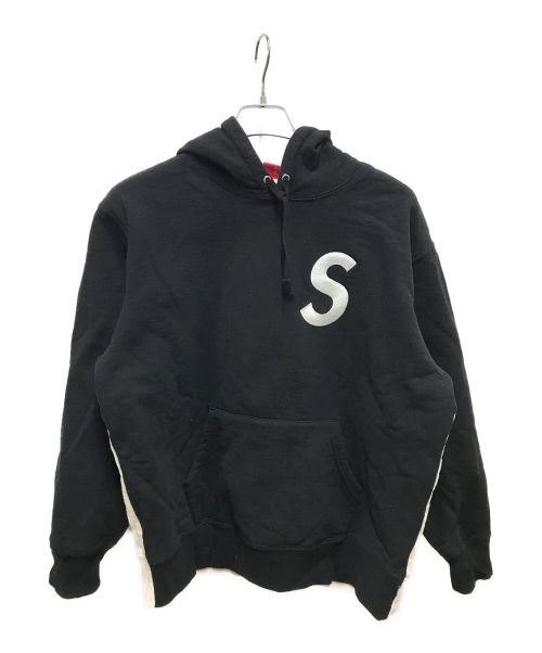 SUPREME（シュプリーム）Supreme (シュプリーム) S Logo Split Hooded アイボリー×ブラック サイズ:Ｓの古着・服飾アイテム