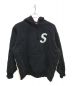 Supreme（シュプリーム）の古着「S Logo Split Hooded」｜アイボリー×ブラック