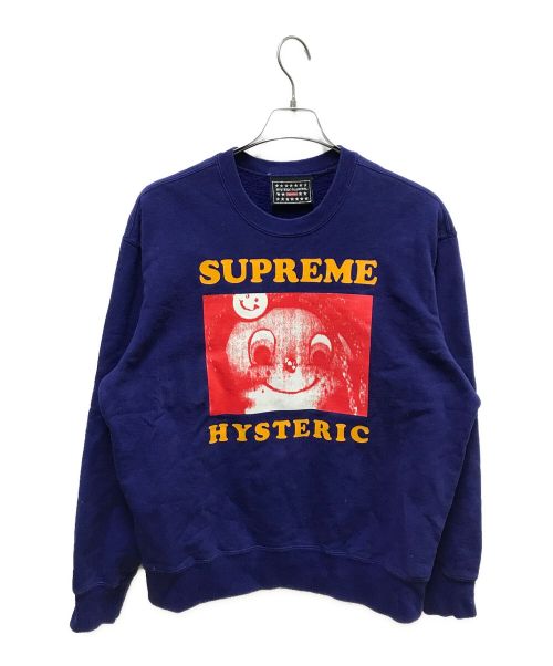 Hysteric Glamour（ヒステリックグラマー）Hysteric Glamour (ヒステリックグラマー) SUPREME (シュプリーム) HG Creaneck パープル サイズ:SMALLの古着・服飾アイテム