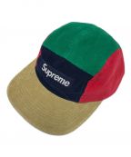 SUPREMEシュプリーム）の古着「Corduroy Camp Cap」｜レッド×ベージュ