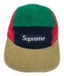 SUPREME (シュプリーム) Corduroy Camp Cap レッド×ベージュ：12800円