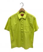 SUPREMEシュプリーム）の古着「pinhole s/s shirt」｜黄緑