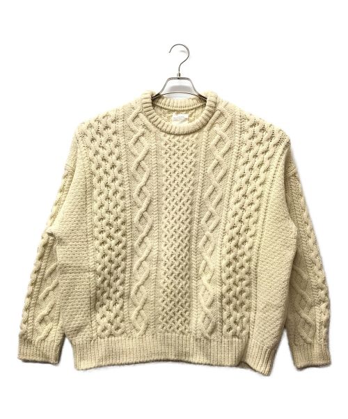 VISVIM（ビズビム）VISVIM (ビズビム) AMPLUS CREW KNIT L/S アイボリー サイズ:4の古着・服飾アイテム