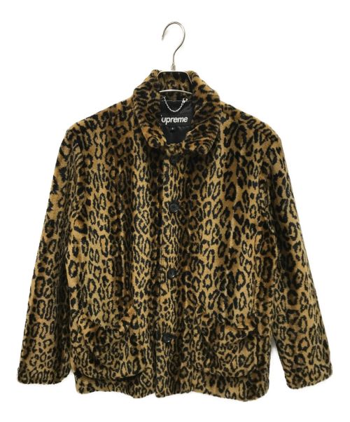 SUPREME（シュプリーム）SUPREME (シュプリーム) Faux Fur Leopard Jacket ベージュ サイズ:Sの古着・服飾アイテム