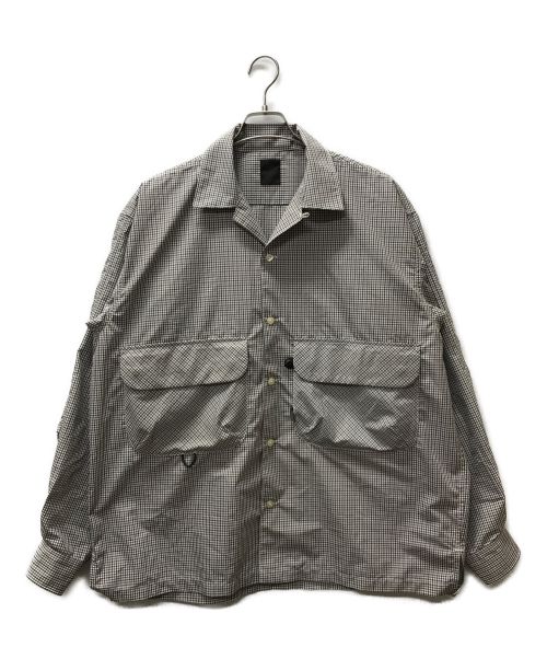 DAIWA PIER39（ダイワ ピア39）DAIWA PIER39 (ダイワ ピア39) TECH NEW ANGLERS OPEN GINGHAM グレー サイズ:Lの古着・服飾アイテム