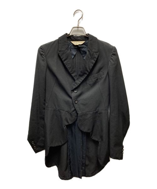 ROBE DE CHAMBRE COMME DES GARCONS（ローブドシャンブル コムデギャルソン）ROBE DE CHAMBRE COMME DES GARCONS (ローブドシャンブル コムデギャルソン) デザインテーラードジャケット ブラック サイズ:Mの古着・服飾アイテム