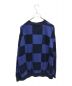 stussy (ステューシー) BLUR CHECKER FLEECE MOCK NECK ブルー サイズ:Ｌ：7800円