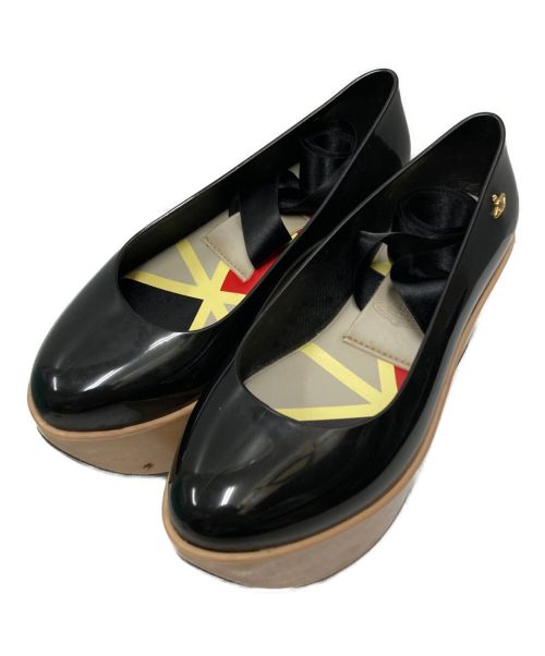 Vivienne Westwood ANGLOMANIA（ヴィヴィアンウエストウッドアングロマニア）Vivienne Westwood ANGLOMANIA (ヴィヴィアンウエストウッド アングロマニア) melissa (メリッサ) ロッキンホースバレリーナ ブラック サイズ:22.0cmの古着・服飾アイテム