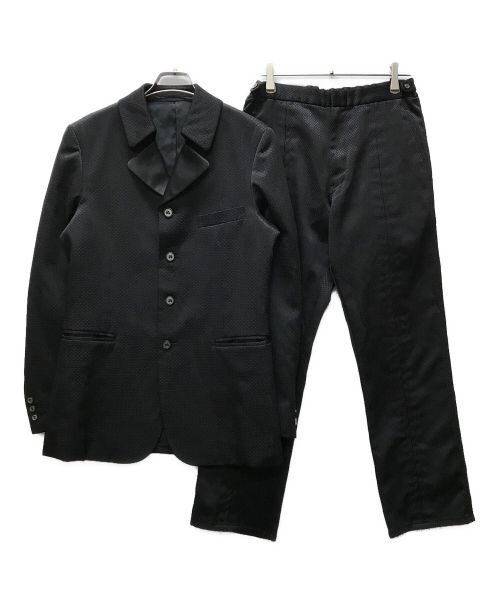 COMME des GARCONS HOMME PLUS（コムデギャルソンオムプリュス）COMME des GARCONS HOMME PLUS (コムデギャルソンオムプリュス) セットアップ ブラック サイズ:Sの古着・服飾アイテム