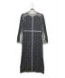 Mame Kurogouchi（マメクロゴウチ）の古着「Osmanthus Motif Jacquard Knitted Dress」｜ブラック