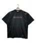 BALENCIAGA（バレンシアガ）の古着「Caps Destroyed Flatground T-shirt」｜ブラック