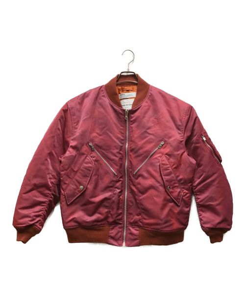 DAIRIKU（ダイリク）DAIRIKU (ダイリク) Terri Tiedye Flight Jacket レッド サイズ:Mの古着・服飾アイテム