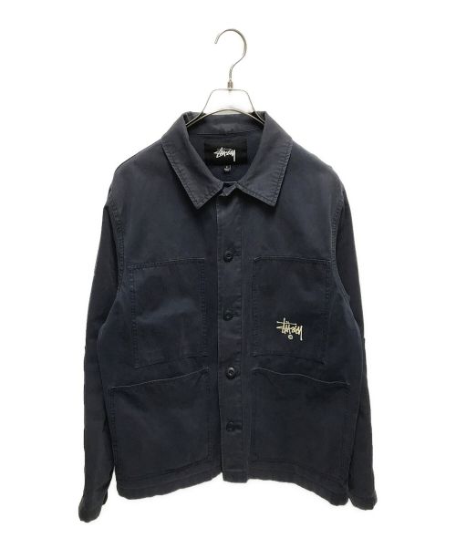 stussy（ステューシー）stussy (ステューシー) カバーオール ネイビー サイズ:Ｓの古着・服飾アイテム