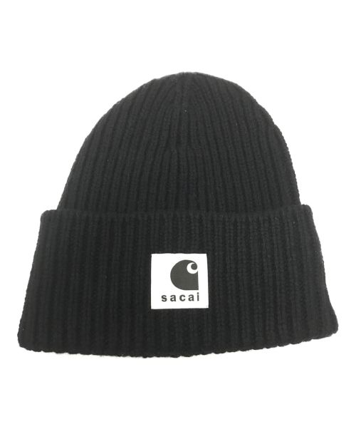 CarHartt（カーハート）CarHartt (カーハート) sacai (サカイ) ニットキャップ ブラック サイズ:下記参照の古着・服飾アイテム