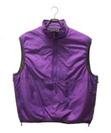 DAIWA（ダイワ）の古着「TECH REVERSIBLE PULLOVER PUFF VEST」｜パープル