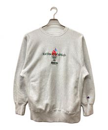 Champion（チャンピオン）の古着「刺繍リバースウィーブスウェット」｜グレー