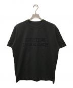 sacaiサカイ）の古着「Flock Print T-Shirt」｜ブラック