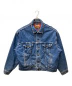 LEVI'Sリーバイス）の古着「バッファローチェックネルライナーデニムジャケット」｜インディゴ