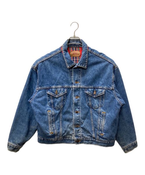 LEVI'S（リーバイス）LEVI'S (リーバイス) バッファローチェックネルライナーデニムジャケット インディゴ サイズ:XLの古着・服飾アイテム