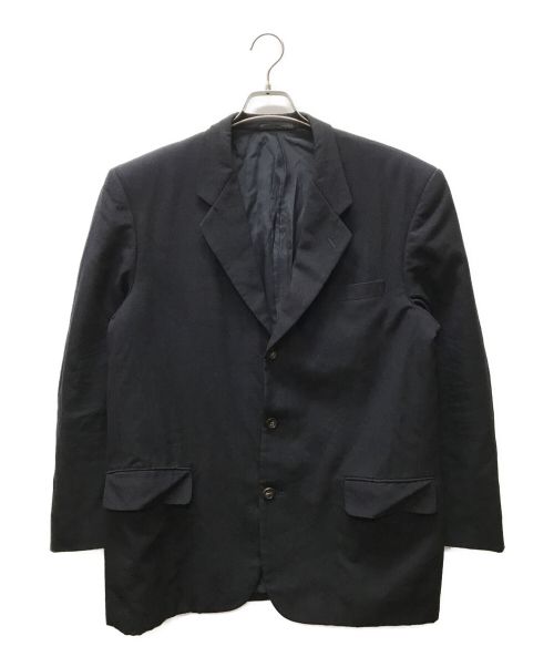 COMME des GARCONS HOMME（コムデギャルソン オム）COMME des GARCONS HOMME (コムデギャルソン オム) 3Bウールテーラードジャケット ブラック サイズ:Lの古着・服飾アイテム