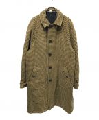 SUPREMEシュプリーム）の古着「Houndstooth Overcoat」｜ブラック×イエロー