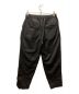 N.HOOLYWOOD (エヌ ハリウッド) WIDE TAPERD EASY SLACKS ブラック サイズ:38：16000円