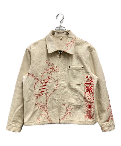 KHOKI（コッキ）KHOKI (コッキ) suzani collage jacket アイボリー サイズ:2の古着・服飾アイテム