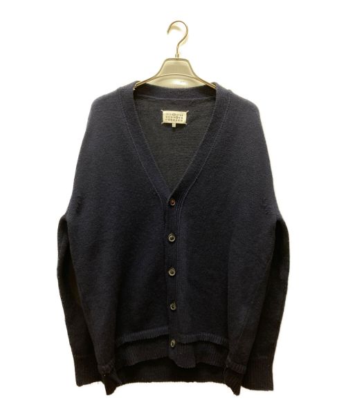 Maison Margiela（メゾンマルジェラ）Maison Margiela (メゾンマルジェラ) ELBOW PATCH KNIT CARDIGAN ネイビー サイズ:Sの古着・服飾アイテム