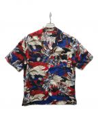 MONCLERモンクレール）の古着「FLORAL SHIRT」｜ブルー