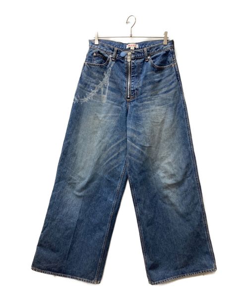 masu（エムエーエスユー）masu (エムエーエスユー) MASUBOYS BAGGY JEANS スカイブルー サイズ:48の古着・服飾アイテム