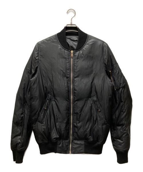 RICK OWENS（リックオウエンス）RICK OWENS (リックオウエンス) FLIGHT BOMBER DOWN JACKET ブラック サイズ:50 ITの古着・服飾アイテム