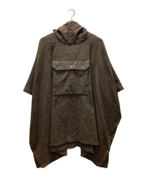 Engineered Garments（エンジニアド ガーメンツ）Engineered Garments (エンジニアド ガーメンツ) Poncho Tri Blend Tweed ブラウン サイズ:不明の古着・服飾アイテム