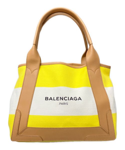 BALENCIAGA（バレンシアガ）BALENCIAGA (バレンシアガ) カバストートバッグ イエローの古着・服飾アイテム